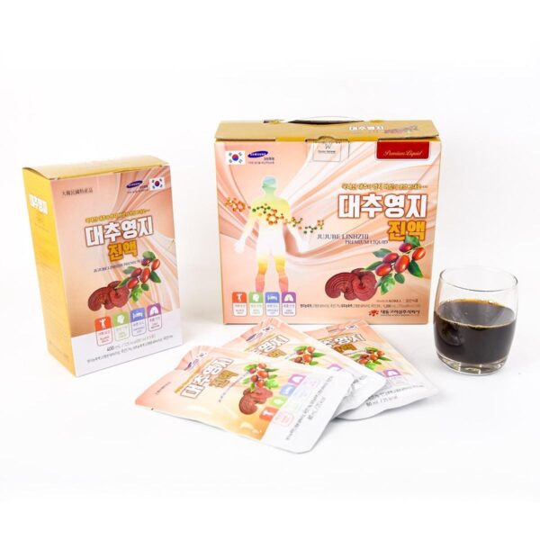 Chiết xuất linh chi táo đỏ hộp 30 gói 80ml – DAEDONG
