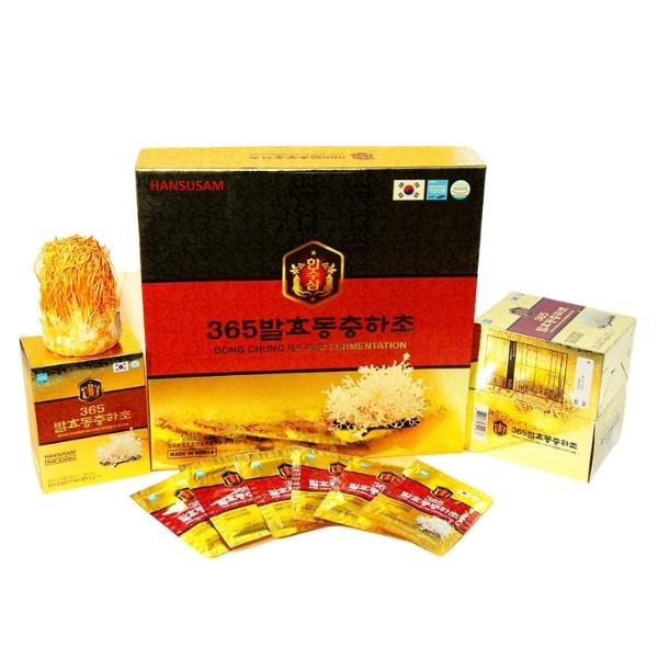 Nước đông trùng hạ thảo lên men hộp 60 gói – HANSUSAM