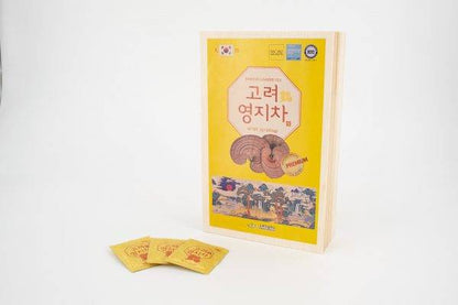 Trà Linh chi Hàn Quốc hộp gỗ 300g – DAEDONG